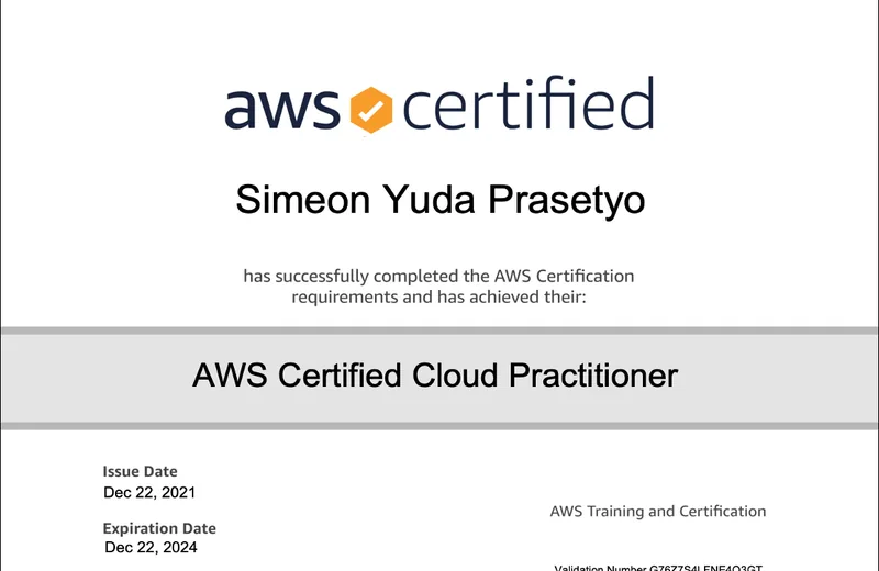 AWS Certified Cloud Practitioner