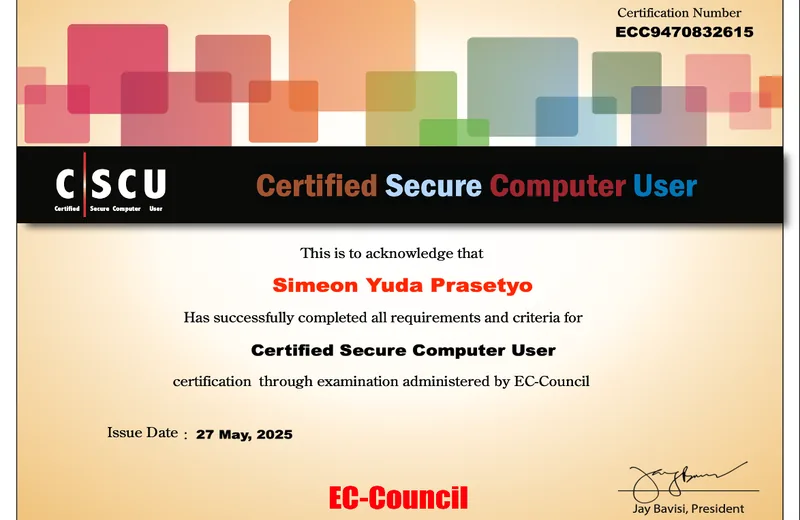 Certified Secure Computer User (CSCU)